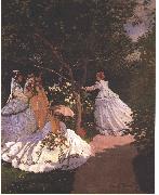 Claude Monet Women in the Garden painting